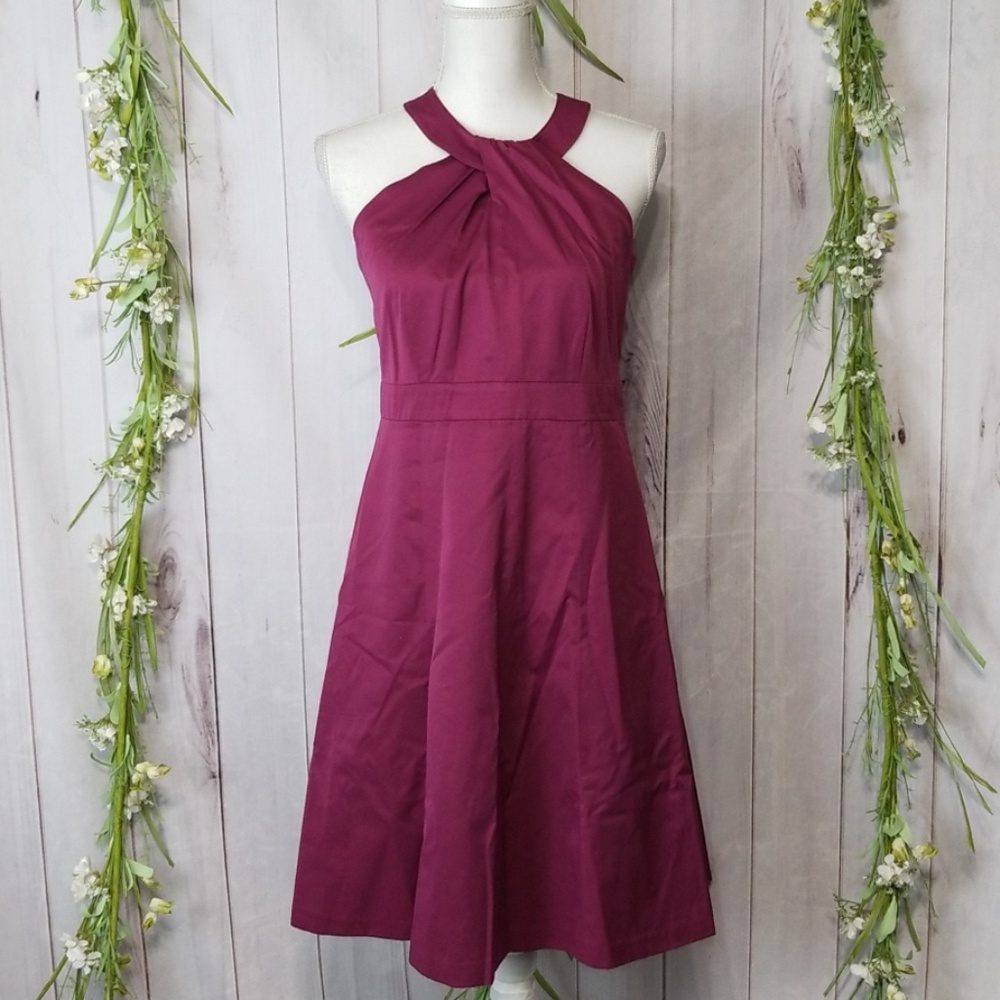 Merona sz 8 Purple Aline Dress - Picture 6 of 6